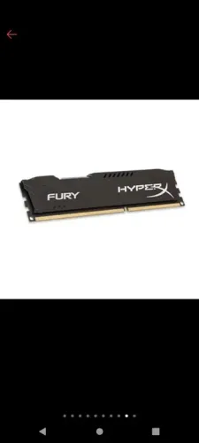 Memória RAM HyperX Fury 4GB DDR3 1666MHz