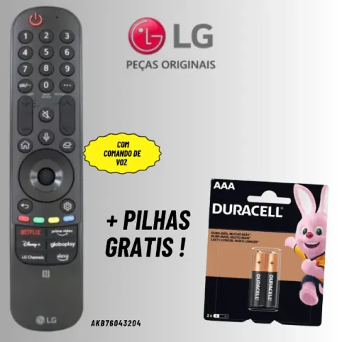 Controle Remoto de Tv LG Smart Magic Original AKB * = MR23GN série 2023 Com Comando 
