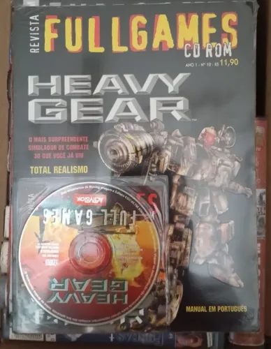 Revista Fullgames Ano 1 Nº 10 + Jogo Heavy Gear ( Lacrada )