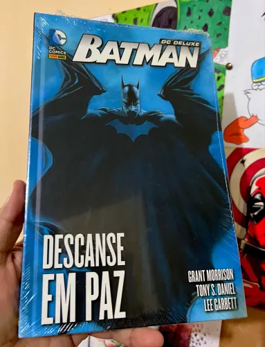 Batman descanse em paz lacrada dc deluxe