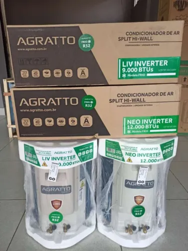 Ar Condicionado Agratto 9000 BTUS INVERTER - Novo (18x SEM JUROS + Entrega)