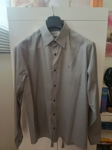 Camisa Social Cinza 