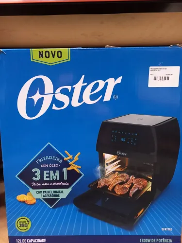 Fritadeira Air Fryer Oster 3 em 1 - 12L - 1800W