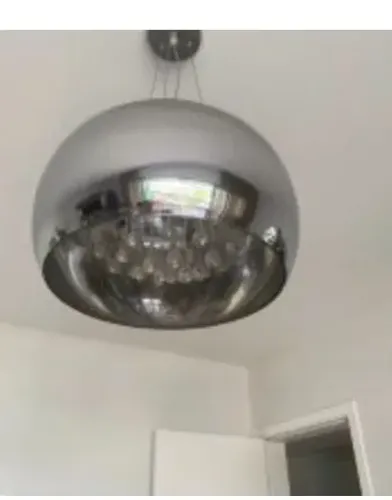 Lustre Moderno Cromado