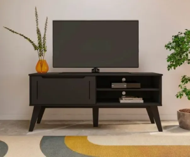 Rack até 60? Lótus Preto 1,34 cm Pronta Entrega