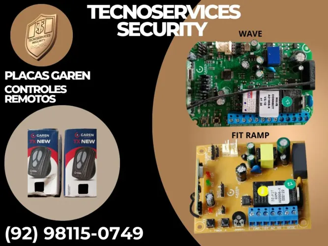 Placas Garen e Controles Remotos P / portões e Manutenção de Portões 