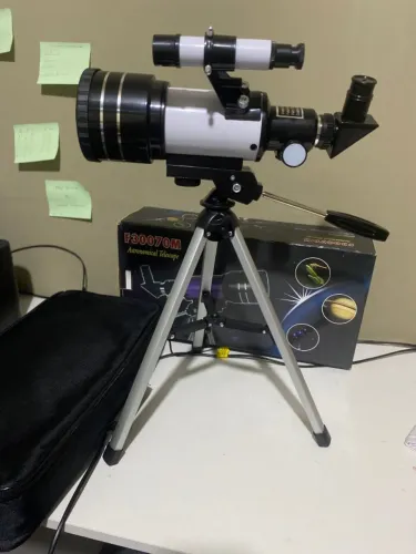 Telescópio Astronômico Equifoto F300 70M Refrator 150x