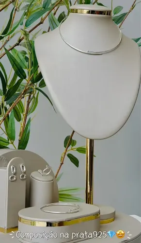 Conjunto Prego em Prata 925