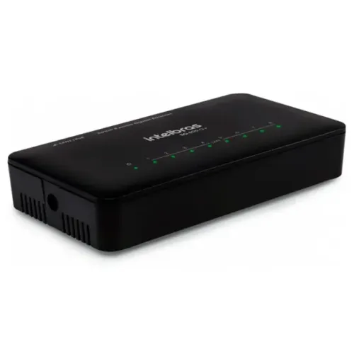 Switch 8 Portas Intelbras SG 800 Q+ CKD 10/100/1000Mbps Cert.Anatel - WZetta