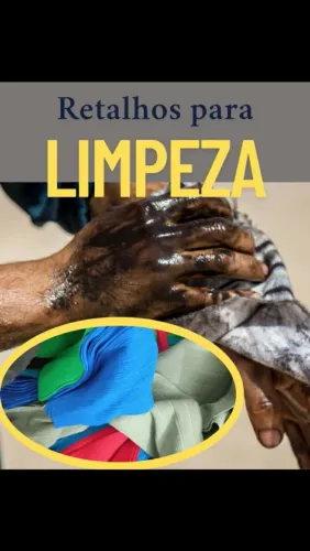 Retalhos para limpeza em geral