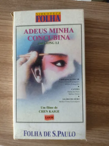 Fita VHS Vídeo Cassete Adeus Minha Concubina