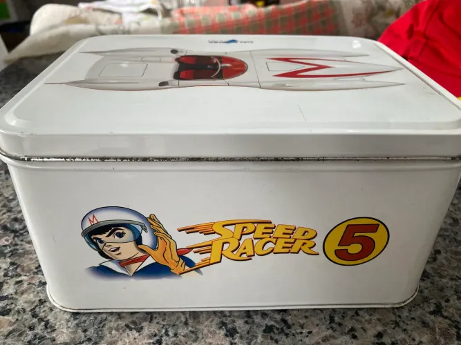 SPEED RACER - BOX LATA 5 DVDs LACRADOS + CAMISETA G + BONÉ
