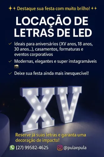 Letras de led 