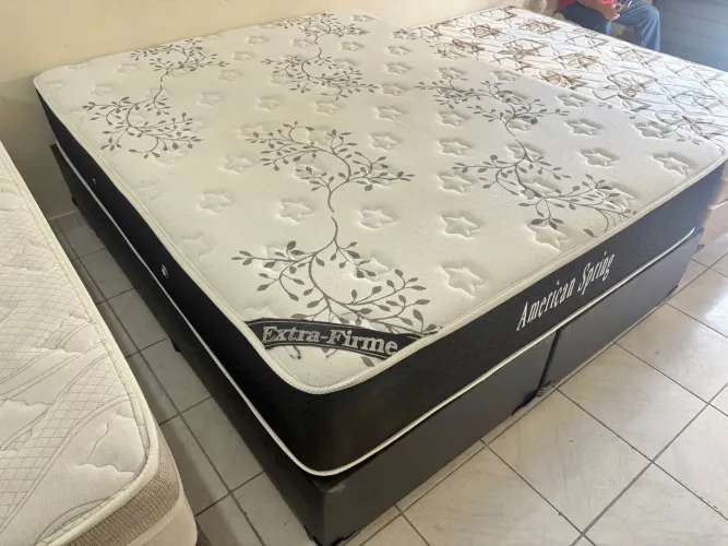 Cama box de casal Queen , cama de casal