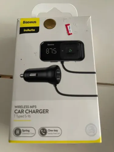 Transmissor FM - Baseus In Auto Wireless MP3 Charger - Carregador e Receptor Bluetooth