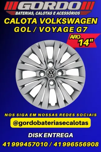 jogo de calota aro 14 gol saveiro up voyagen fox polo . calotas modelos original 