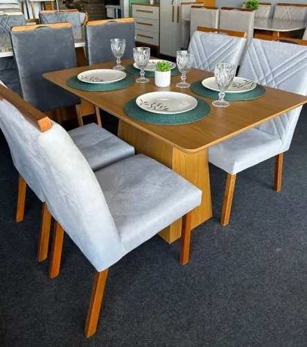 CONJUNTO DE MESA BARBARA 4 CADEIRAS