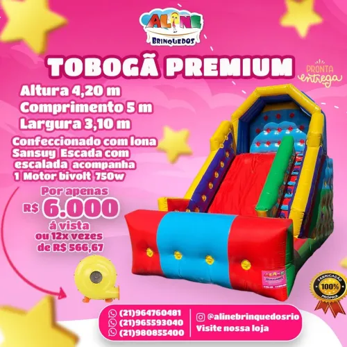 Toboga prêmio motor bivolt 3.10 de largura mais estável