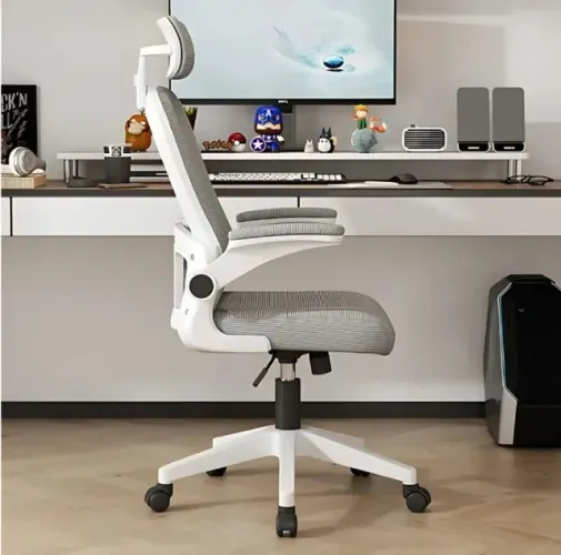 Cadeira Escritório Ergonômica C7 Neo - Proteção Lombar Confortável PREMIUM
