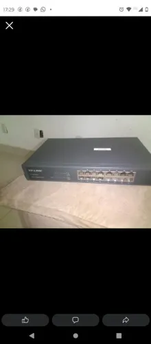 Switch 16 Portas Tp-Link Tl-Sg1016D, Gigabit 10/100/1000 Mbps, Rack