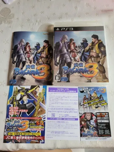Basara Sengoku 3 PS3 Completo Original Japonês ótimo estado 