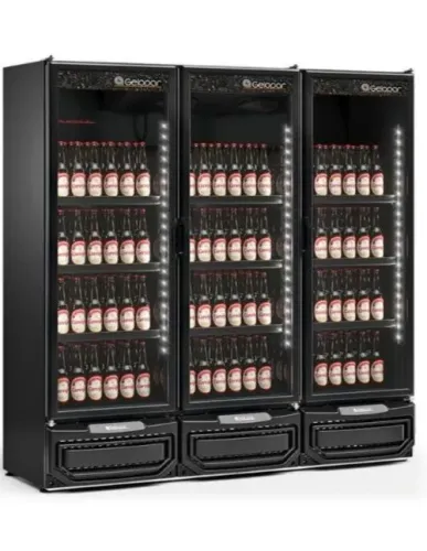 NZ. Cervejeira 3 portas Full Black GELOPAR