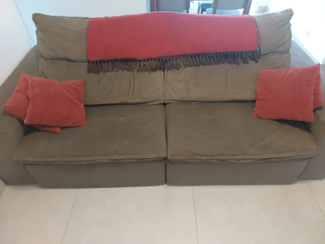 Sofa Retrátil Marrom