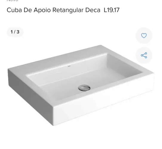 Cuba de apoio Deca L19.17