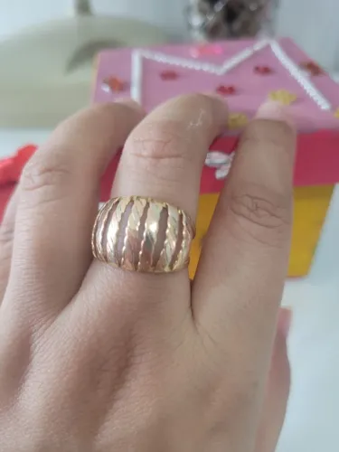 Anel de ouro 18k 2.4g