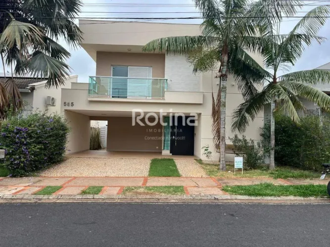 Casa Condomínio Fechado para alugar, 4 quartos, Cond. Paradiso Ecologico - Uberlândia/MG -