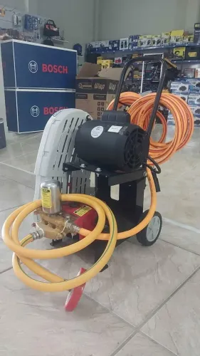 Lava A jato Profissional motor weg 1cv 350psi e mangueira 10mts - Eletroplas (Nova)