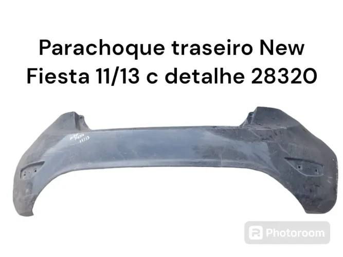 Parachoque Traseiro New Fiesta 11/13 c Detalhe 28320