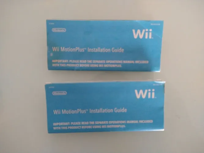 Manuais originais Wii MotionPlus - Guia de Instalação