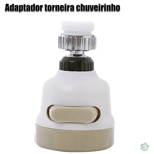 Bico de torneira chuveirinho 360º com 3 jatos