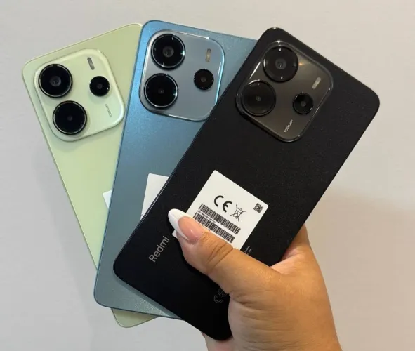 Celular Redmi Note 14 256/08- Novo Preto Azul Verde Entregamos