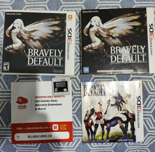 Bravely Default com Luva - 3DS e 2DS