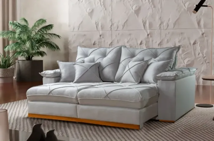 Sofá Retrátil e Reclinável Nevada