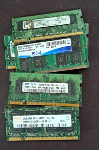 Memorias DDR 2 de 2 gb para Notebook 