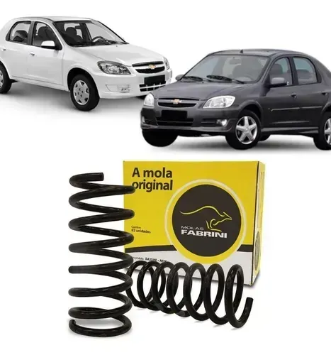 Molas Celta Dianteira Fabrini Ich0020 - Par 2 Peças Gás C/s Ar Todos 00/....