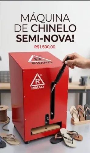 Venda de Máquina para fazer Chinelos
