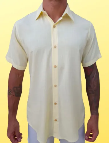 Camisas manga curta lisas
