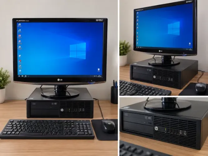 Computador i5 8GB RAM + SSD 240GB + Monitor LG 19,5" + Wi-Fi
