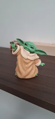 Miniatura colecionável do Grogu (Baby Yoda) da série Star Wars - Novo. Importação 