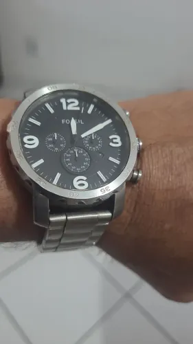 Relógio Fóssil em aço Masculino