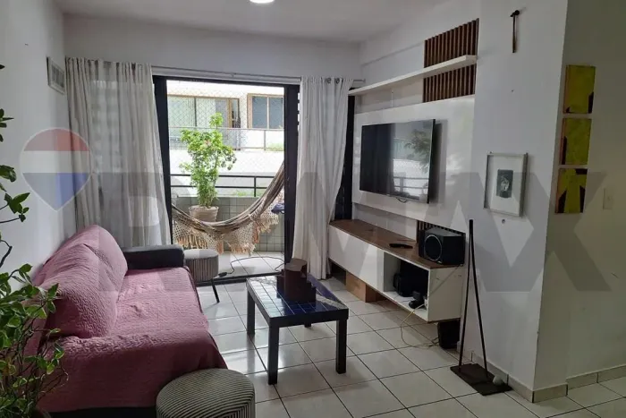 Apartamento 3 Quartos Mobiliado para Alugar no Cabo Branco | 97m² | 2 Vagas | Piscina
