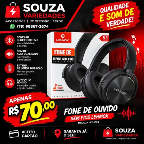 Headphone sem Fio