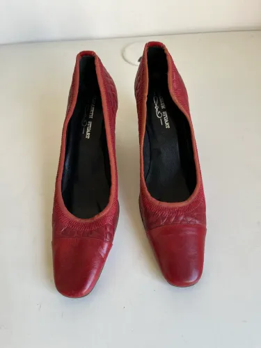 Sapato salto alto vermelho importado tamanho 36