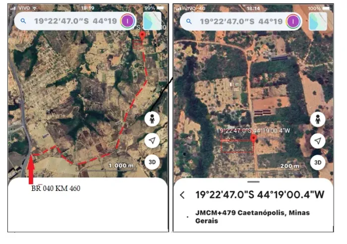 Terreno 5,000m2, registro cartório IPTU em dia Caetanópolis MG R$ 50.000,00 