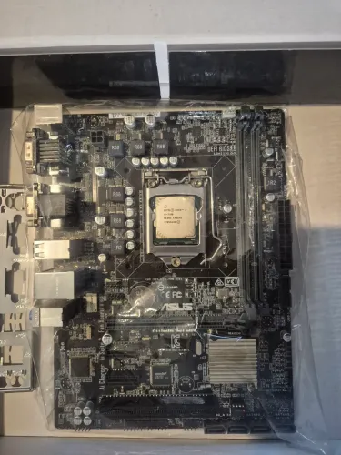 B360aorus Placa mãe + processador 13 7100 e cooler Intel não testado