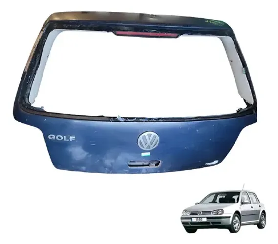 Tampa Traseira Porta Malas Golf Sapão 1998 A 2006 Azul